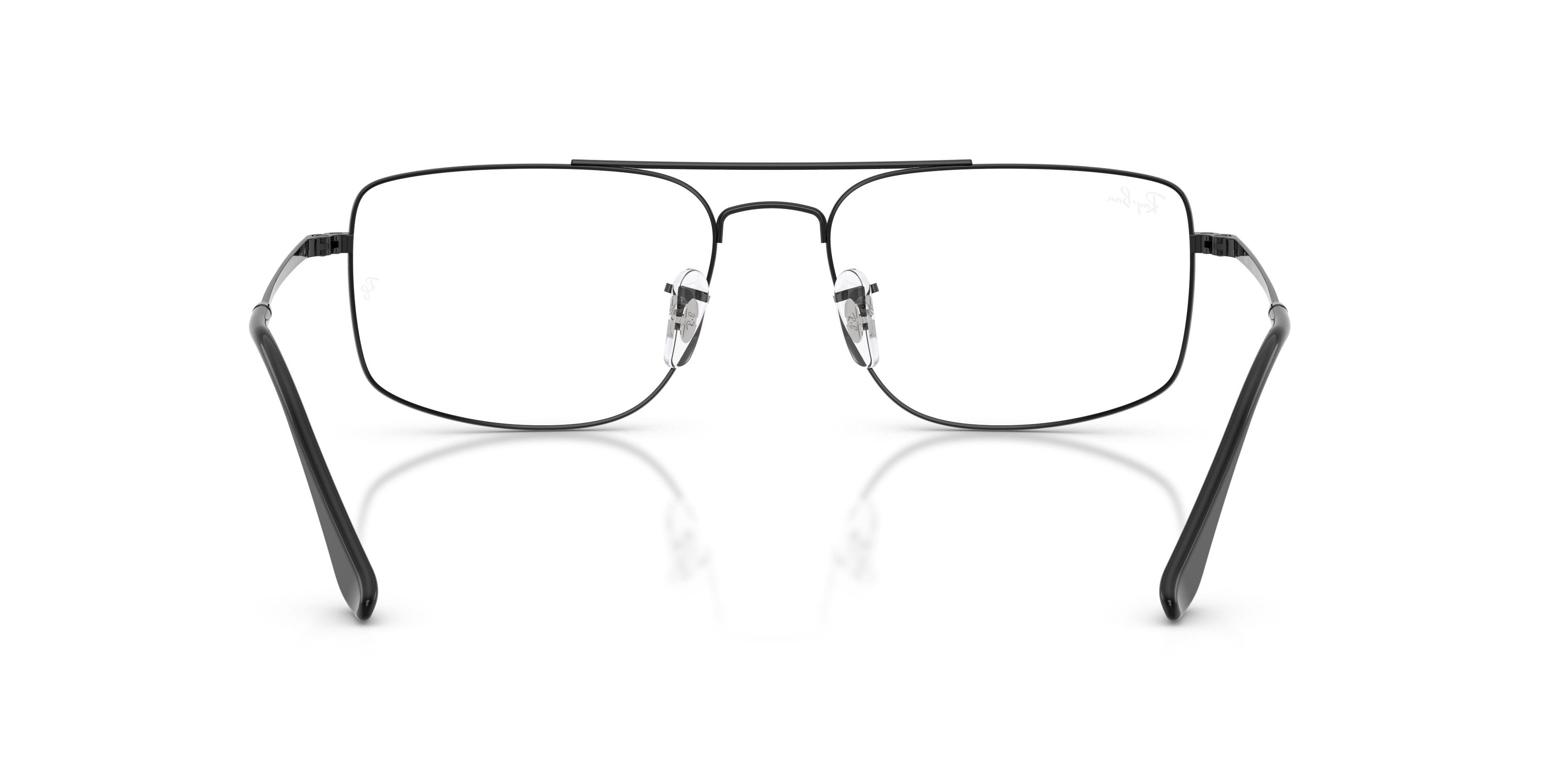 Occhiali da vista Ray-Ban RX 6579 (2509) - RB 6579 2509 colore nero forma quadrato lenti trasparente