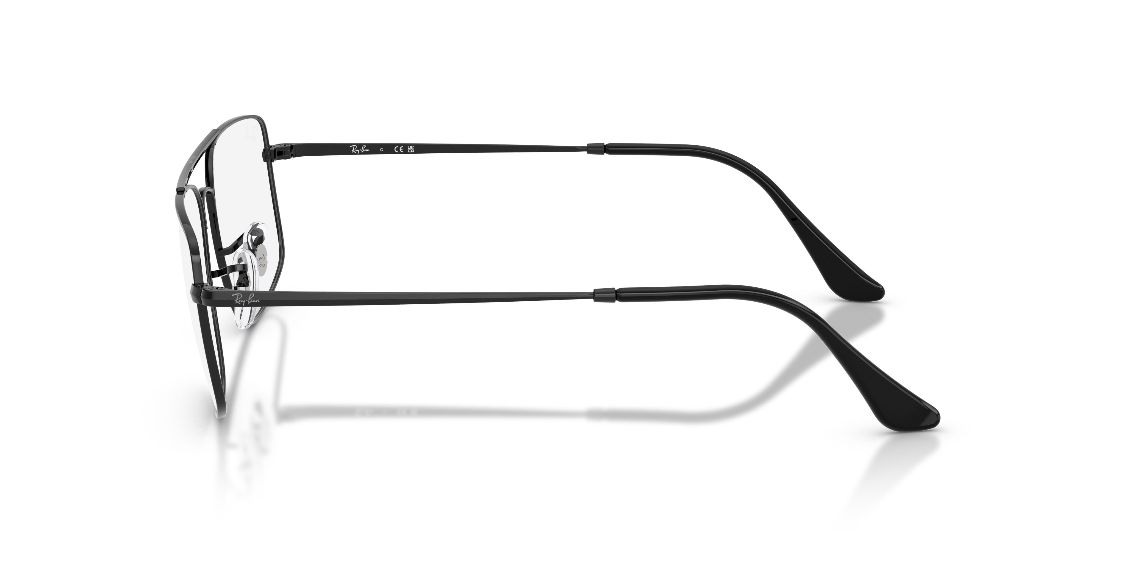 Occhiali da vista Ray-Ban RX 6579 (2509) - RB 6579 2509 colore nero forma quadrato lenti trasparente