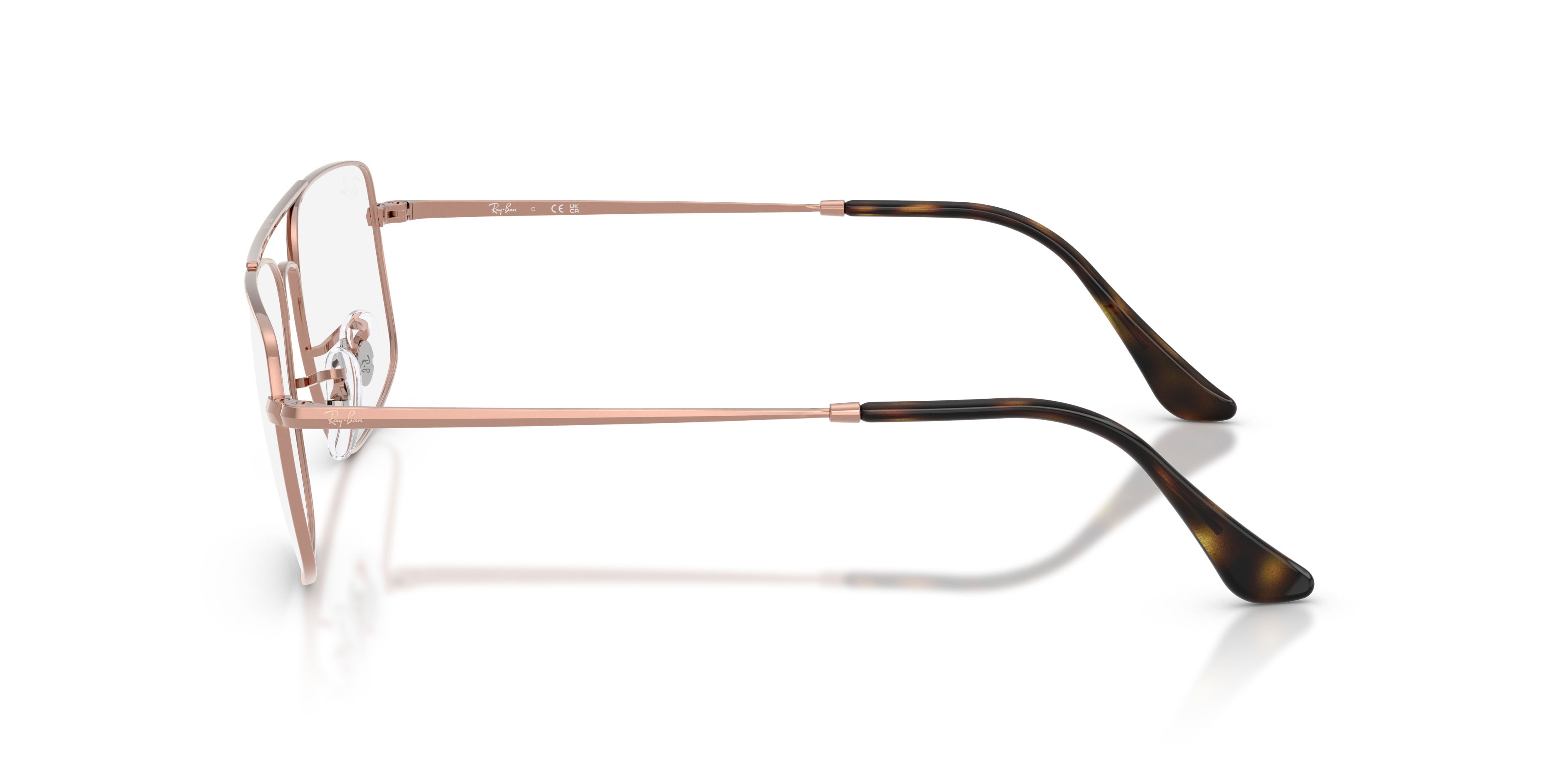 Occhiali da vista Ray-Ban RX 6579 (2943) - RB 6579 2943 colore rame forma quadrato lenti trasparente