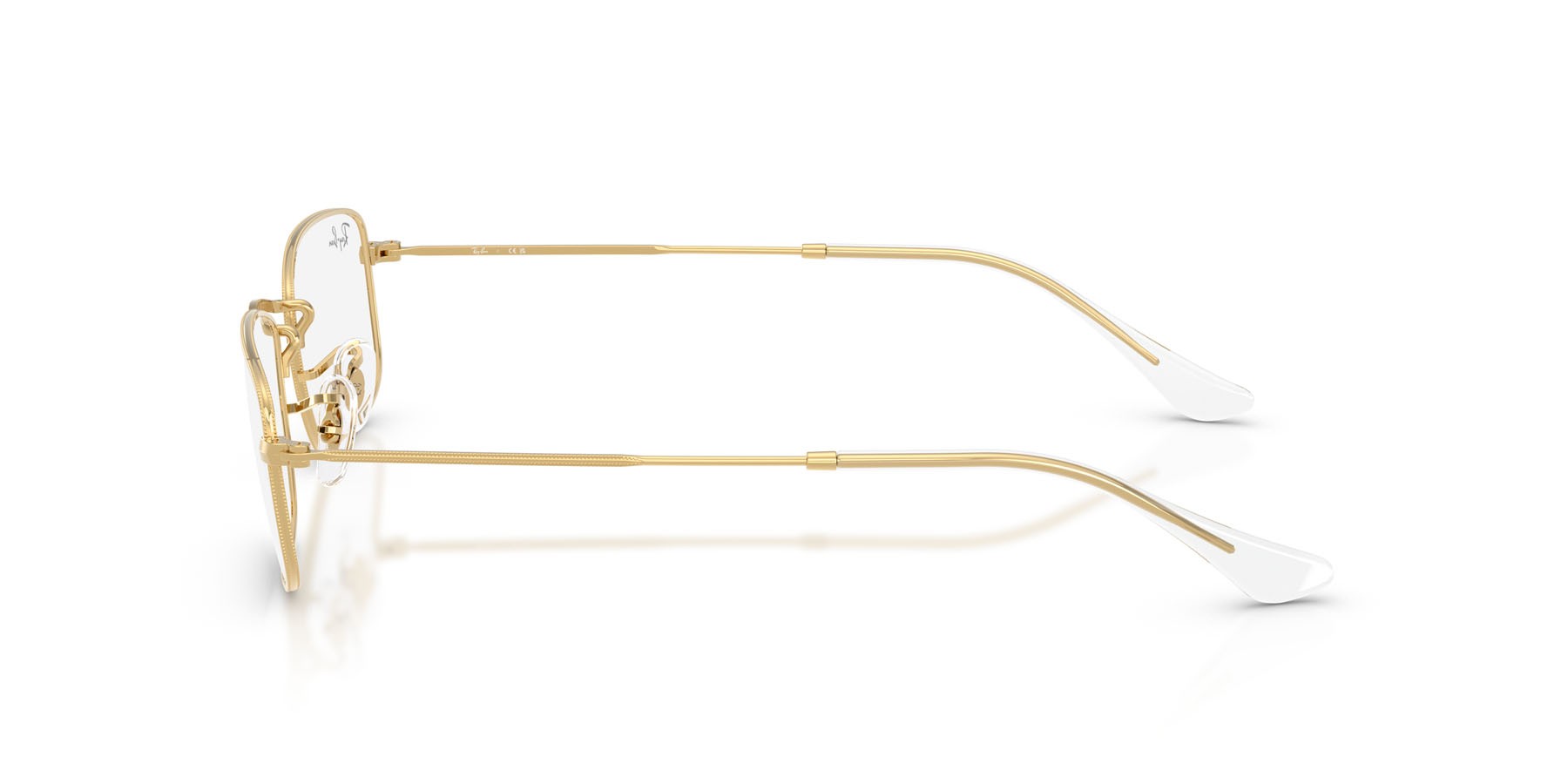 Eyeglasses Ray-Ban RX 6647 (2500) - RB 6647 2500 color oro arista shape irregular lenses trasparente
