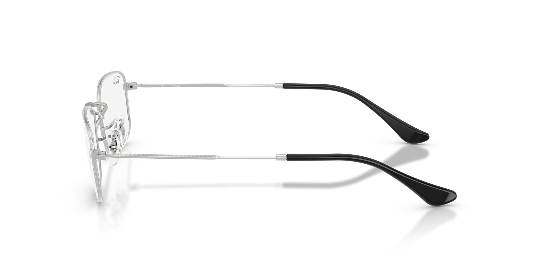 Eyeglasses Ray-Ban RX 6647 (2501) - RB 6647 2501 color argento shape irregular lenses trasparente