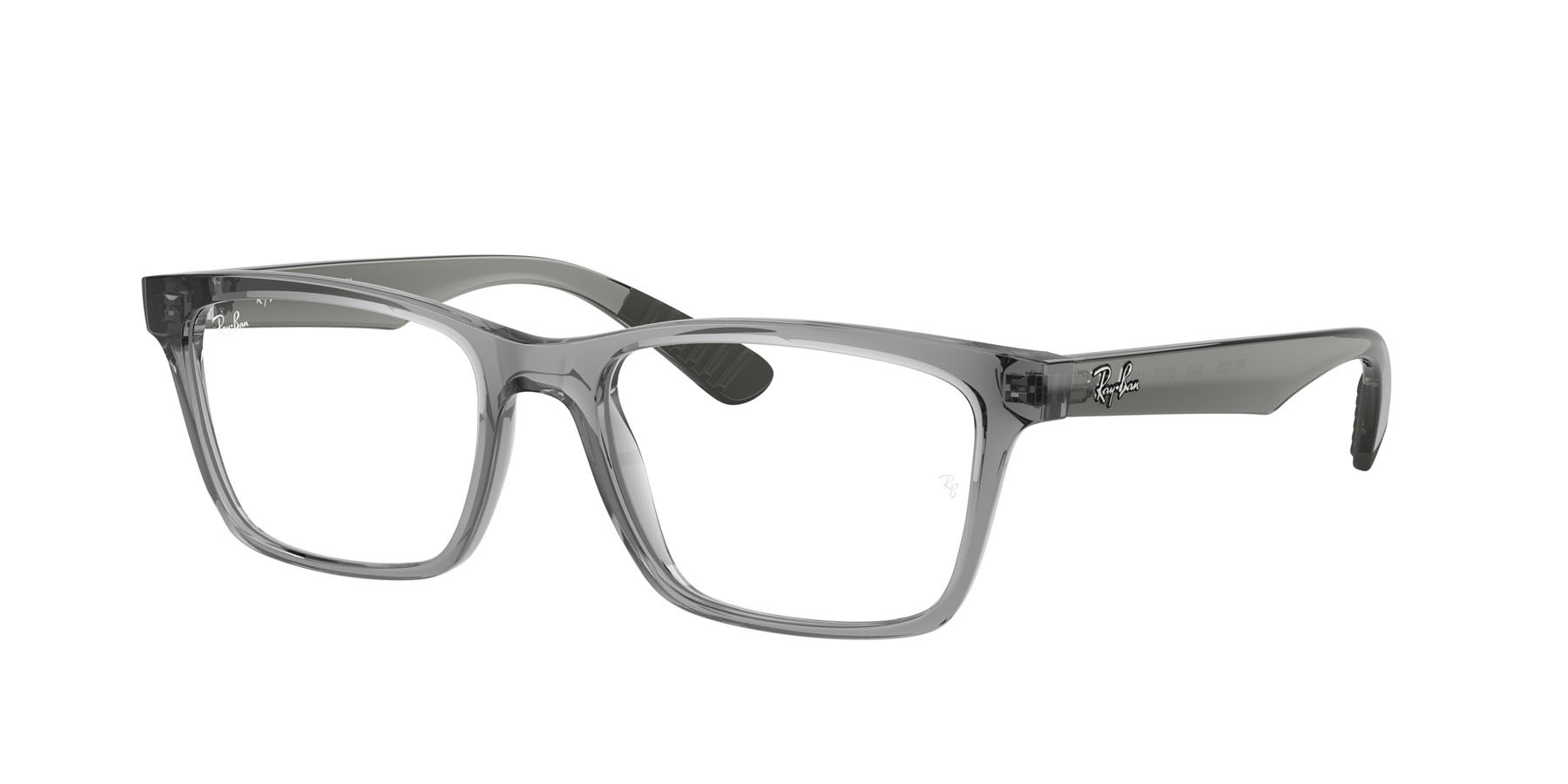 Occhiali da vista Ray-Ban RX 7025 (8475) - RB 7025 8475 colore grigio chiaro forma quadrato lenti trasparente