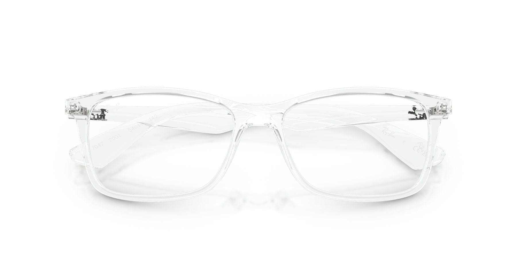 Eyeglasses Ray-Ban RX 7047 (2001) - RB 7047 2001 color trasparente shape square lenses trasparente