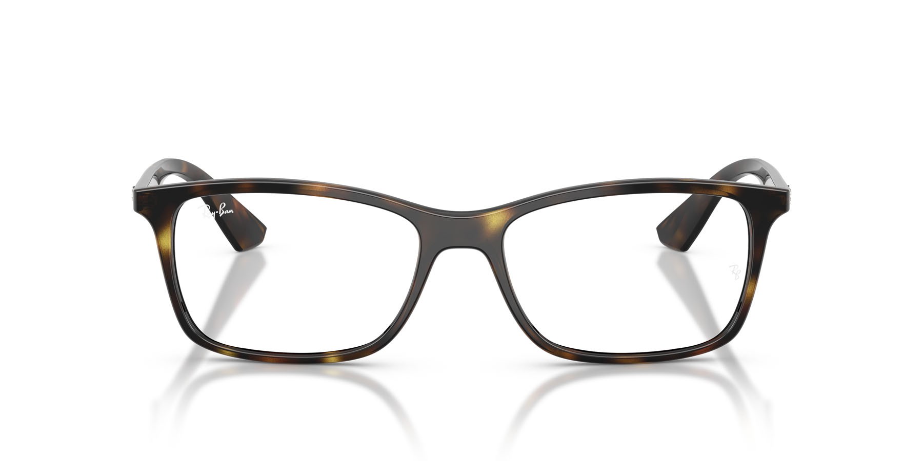 Occhiali da vista Ray-Ban RX 7047 (2012) - RB 7047 2012 colore havana forma quadrato lenti trasparente