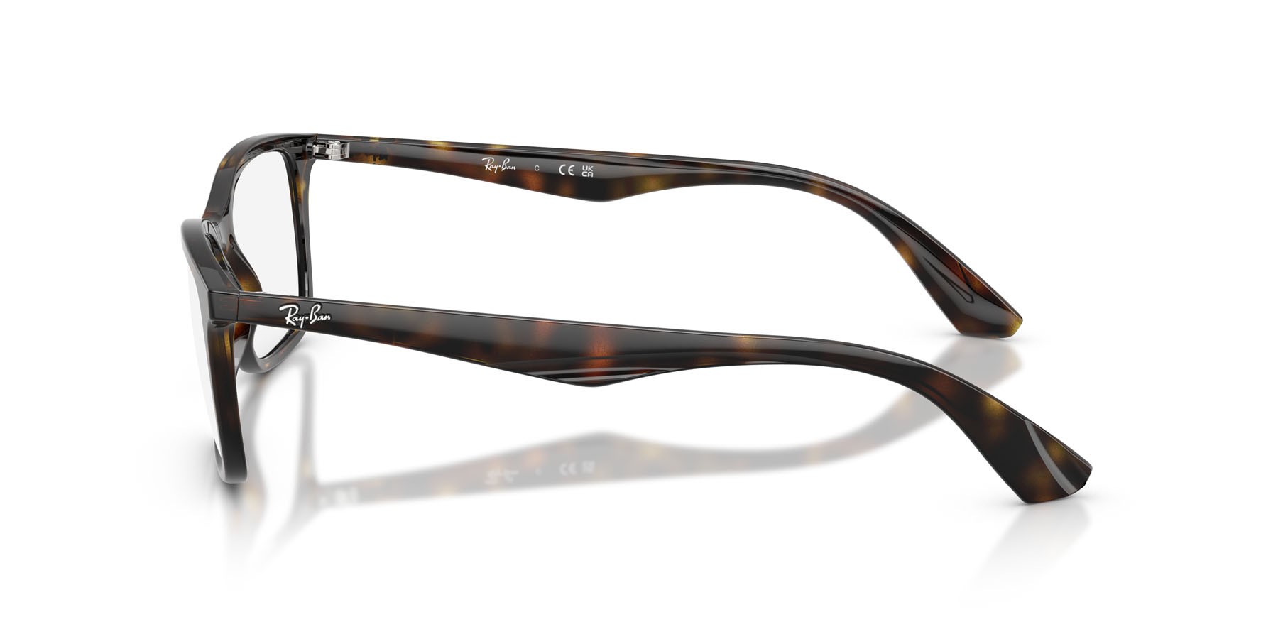 Occhiali da vista Ray-Ban RX 7047 (2012) - RB 7047 2012 colore havana forma quadrato lenti trasparente