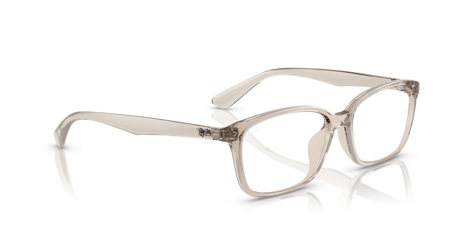 Occhiali da vista Ray-Ban RX 7094D (8271) - RB 7094D 8271 colore marrone chiaro trasparente forma quadrato lenti trasparente