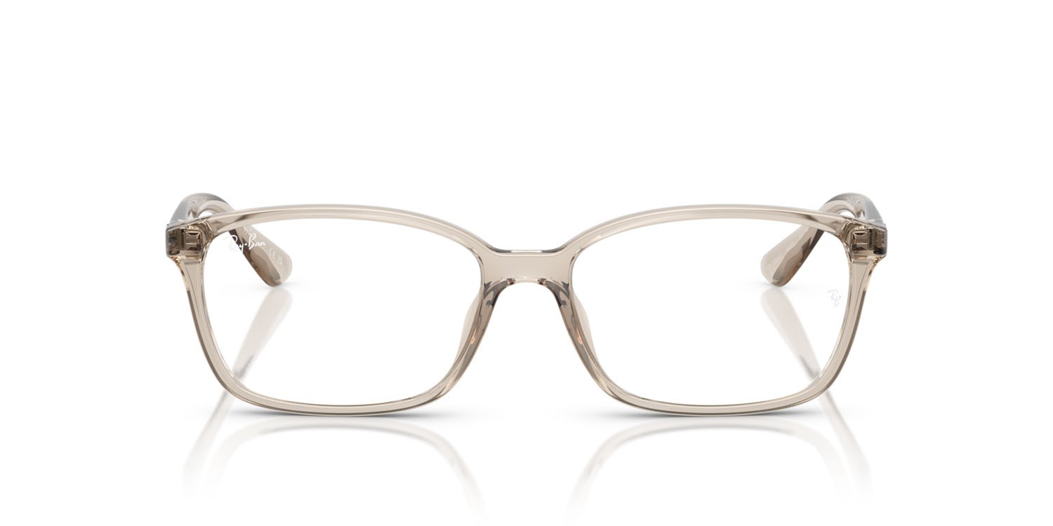 Occhiali da vista Ray-Ban RX 7094D (8271) - RB 7094D 8271 colore marrone chiaro trasparente forma quadrato lenti trasparente