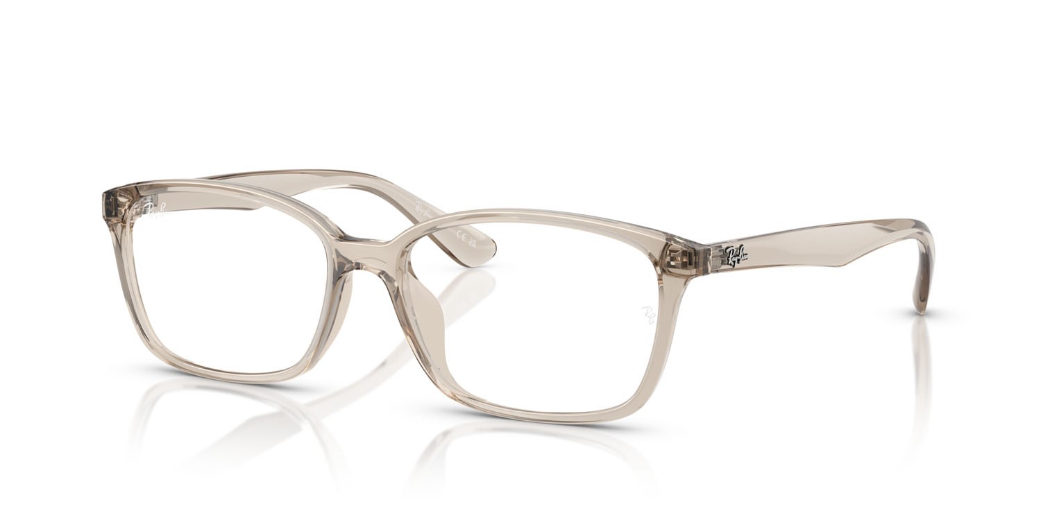 Occhiali da vista Ray-Ban RX 7094D (8271) - RB 7094D 8271 colore marrone chiaro trasparente forma quadrato lenti trasparente