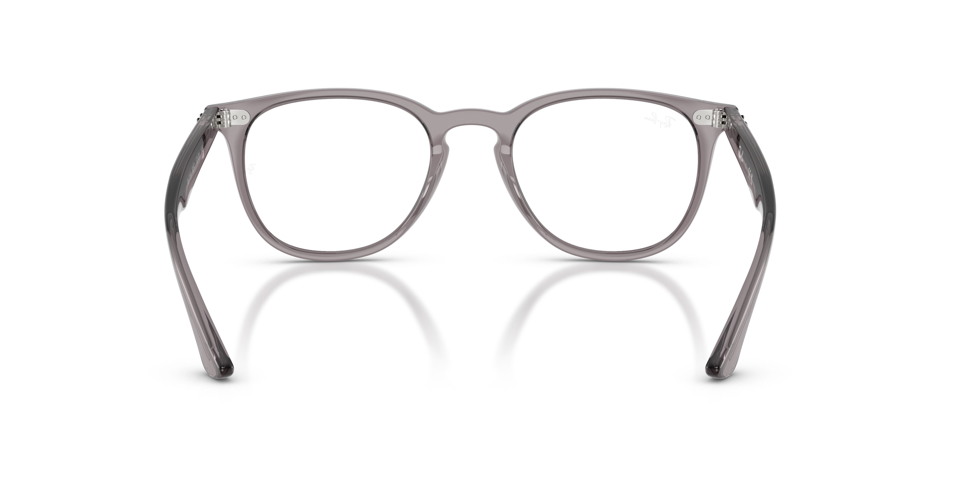 Occhiali da vista Ray-Ban RX 7159 (8257) - RB 7159 8257 colore grigio trasparente forma pantos lenti trasparente