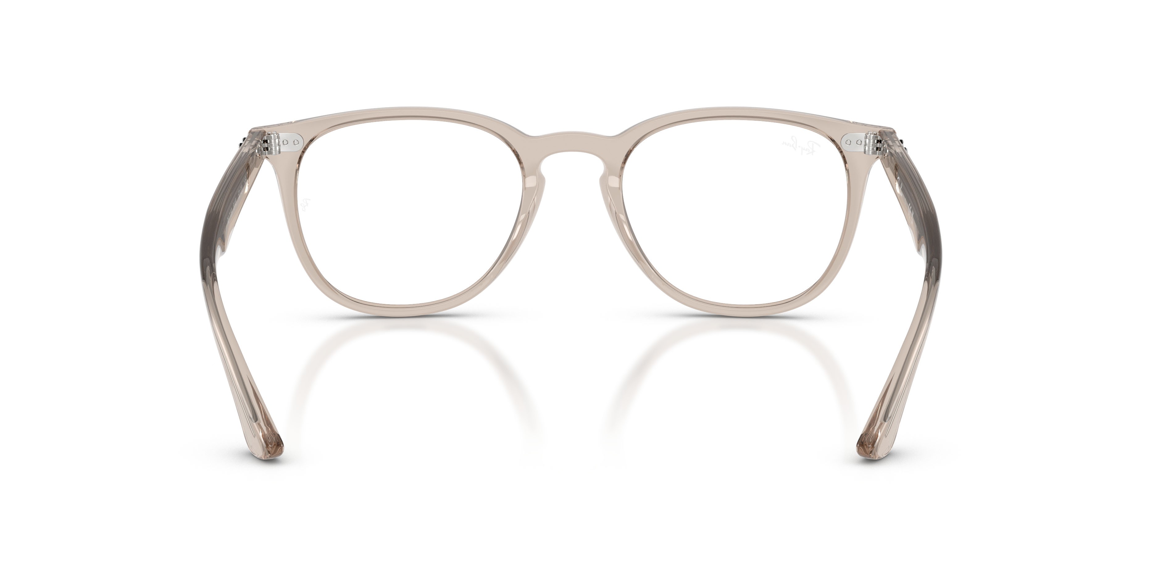 Occhiali da vista Ray-Ban RX 7159 (8449) - RB 7159 8449 colore beige trasparente forma pantos lenti trasparente