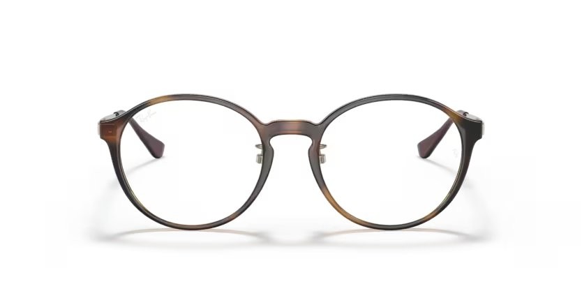 Occhiali da vista Ray-Ban RX 7178D (2012) - RB 7178D 2012 colore havana forma pantos lenti lente demo
