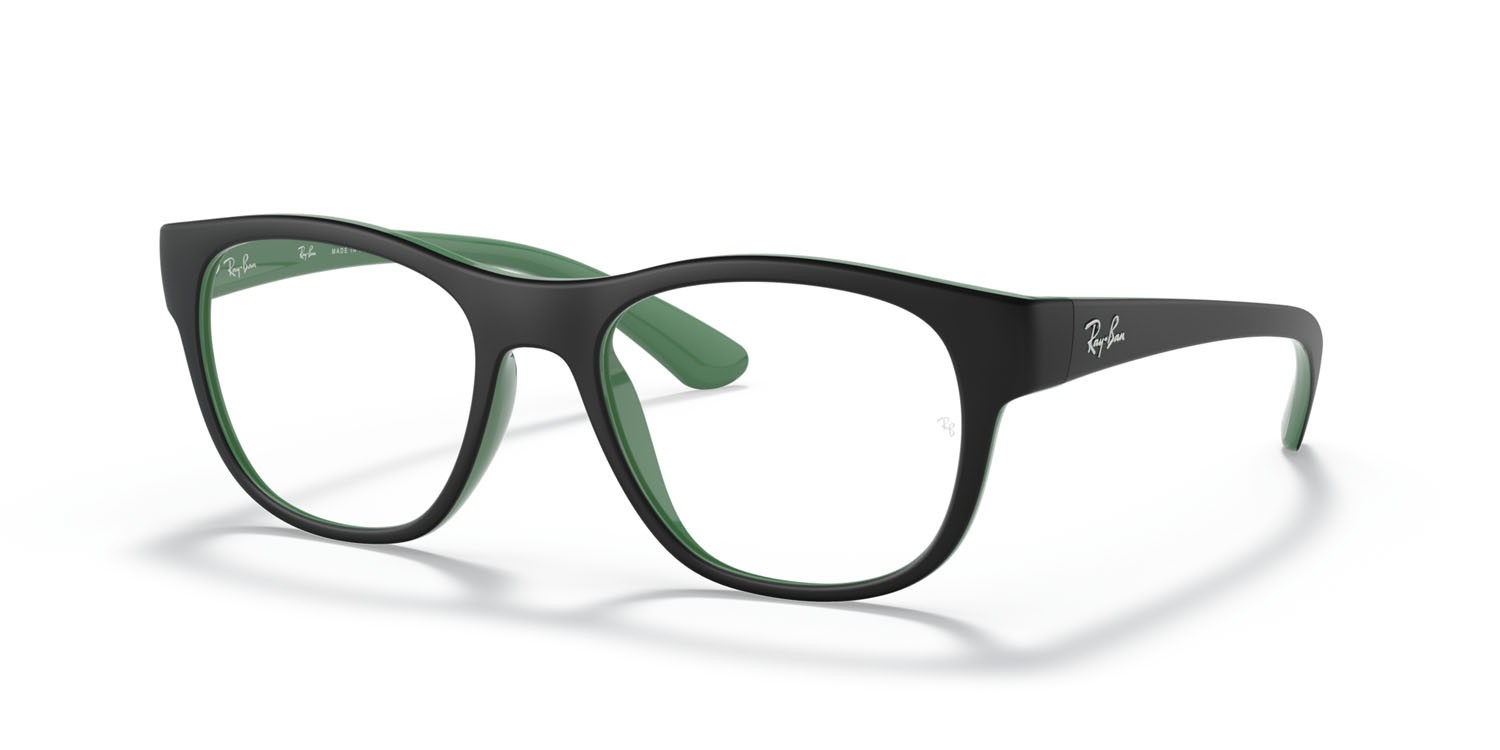 Brillen Ray-Ban RX 7191 (8142) - RB 7191 8142 farbe nero form quadratisch gläser trasparente