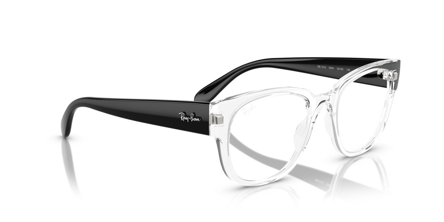 Brillen Ray-Ban RX 7210 (5943) - RB 7210 5943 farbe trasparente form quadratisch gläser trasparente