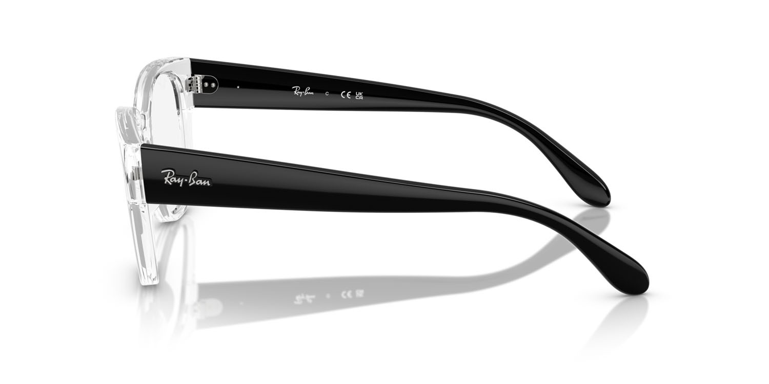 Brillen Ray-Ban RX 7210 (5943) - RB 7210 5943 farbe trasparente form quadratisch gläser trasparente