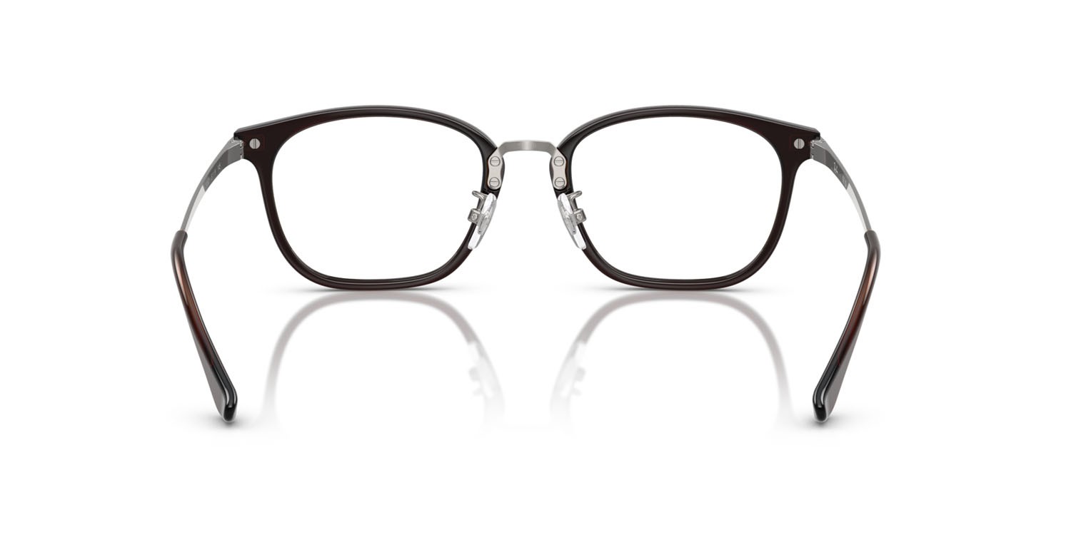 Occhiali da vista Ray-Ban RX 7247D (5392) - RB 7247D 5392 colore marrone scuro forma quadrato lenti trasparente