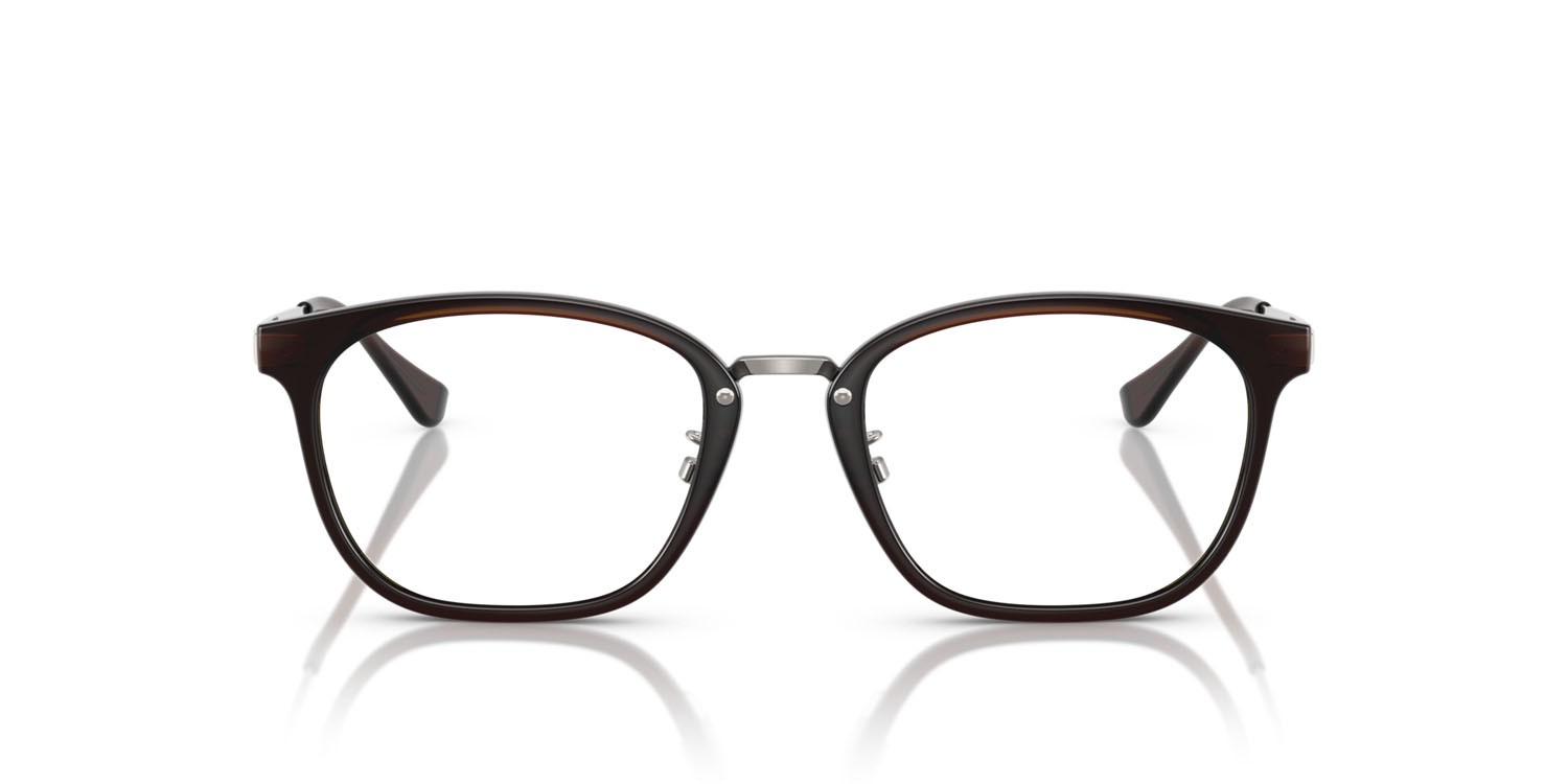 Occhiali da vista Ray-Ban RX 7247D (5392) - RB 7247D 5392 colore marrone scuro forma quadrato lenti trasparente