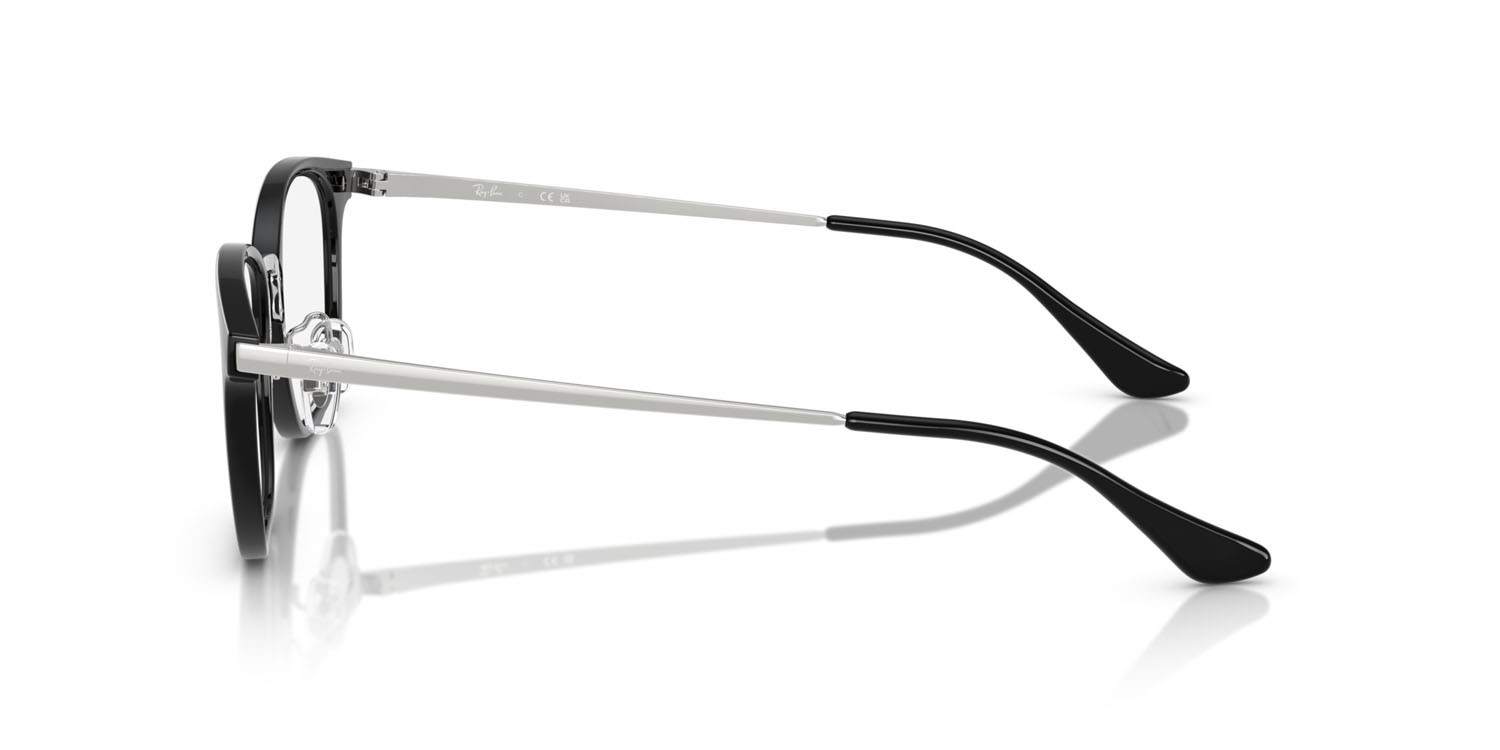 Occhiali da vista Ray-Ban RX 7247D (5753) - RB 7247D 5753 colore nero forma quadrato lenti trasparente