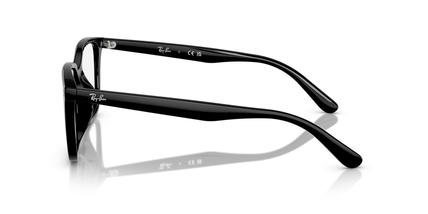 Eyeglasses Ray-Ban RX 7248D (2000) - RB 7248D 2000 color nero shape square lenses trasparente