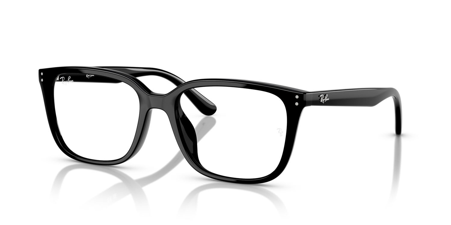 Eyeglasses Ray-Ban RX 7248D (2000) - RB 7248D 2000 color nero shape square lenses trasparente