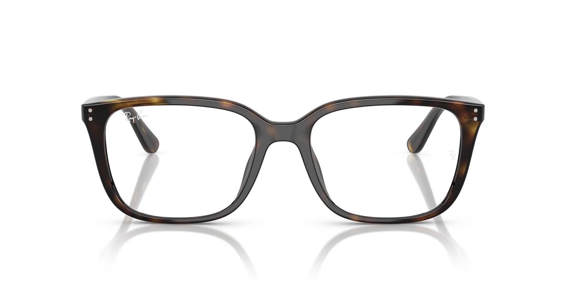 Occhiali da vista Ray-Ban RX 7248D (2012) - RB 7248D 2012 colore havana forma quadrato lenti trasparente