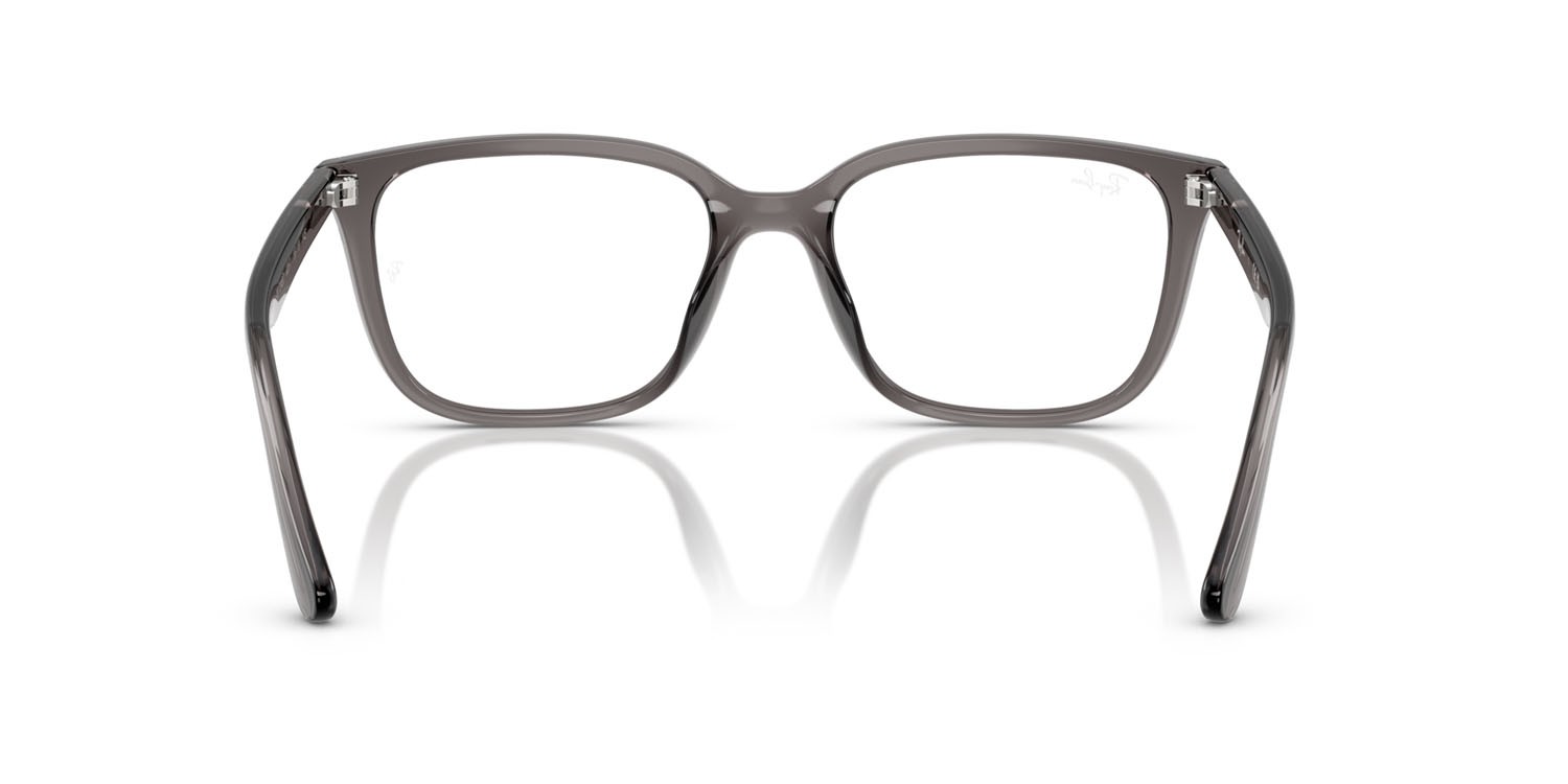 Eyeglasses Ray-Ban RX 7248D (8257) - RB 7248D 8257 color grigio opalino trasparente shape square lenses trasparente