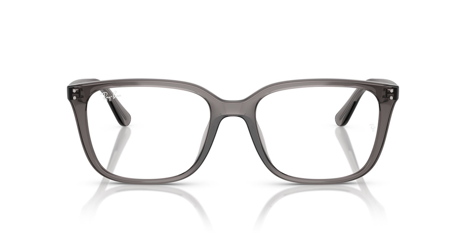Eyeglasses Ray-Ban RX 7248D (8257) - RB 7248D 8257 color grigio opalino trasparente shape square lenses trasparente