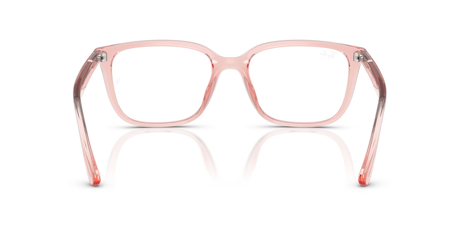 Occhiali da vista Ray-Ban RX 7248D (8410) - RB 7248D 8410 colore rosa chiaro trasparente forma quadrato lenti trasparente