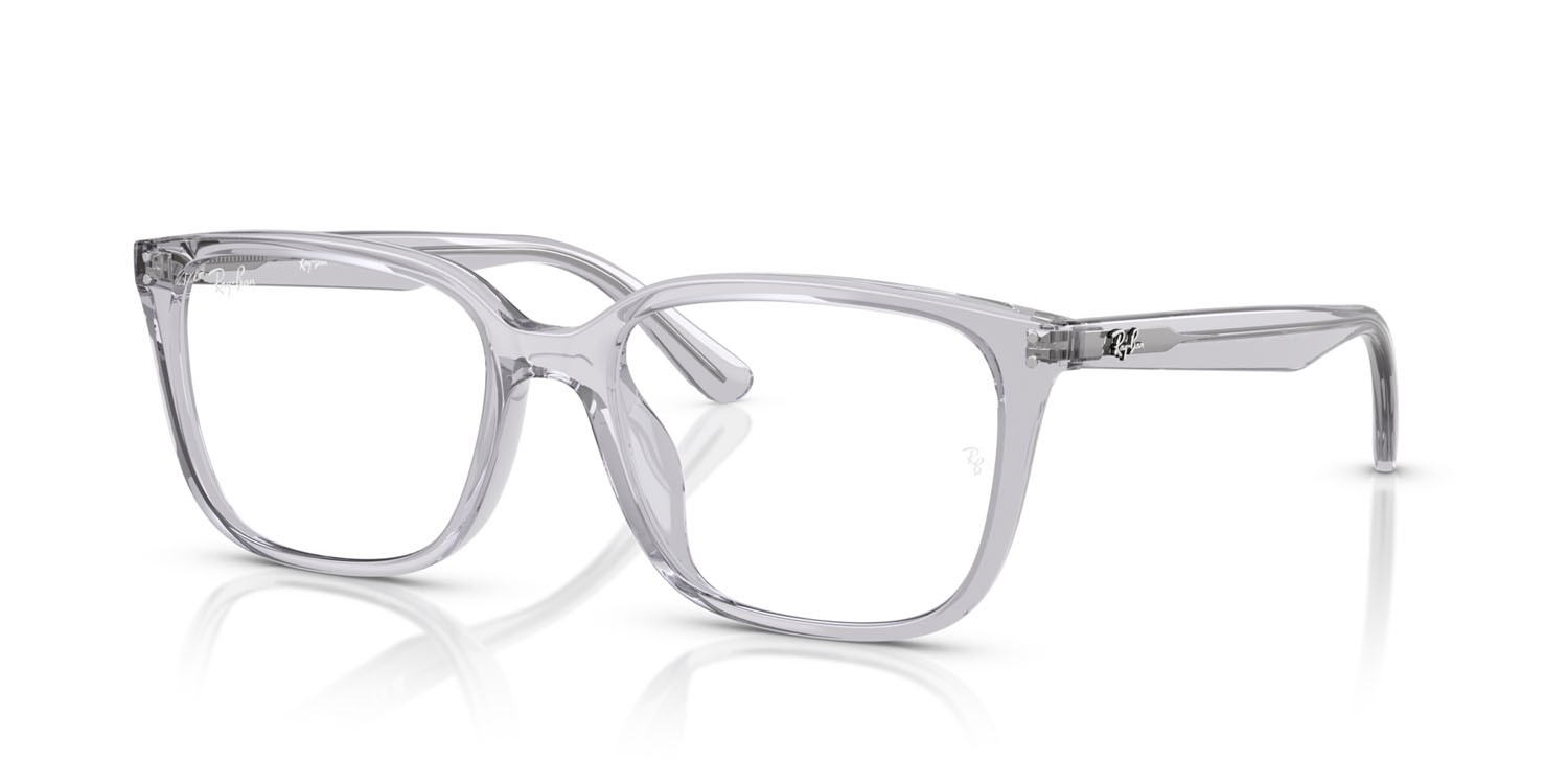 Eyeglasses Ray-Ban RX 7248D (8411) - RB 7248D 8411 color grigio chiaro trasparente shape square lenses trasparente