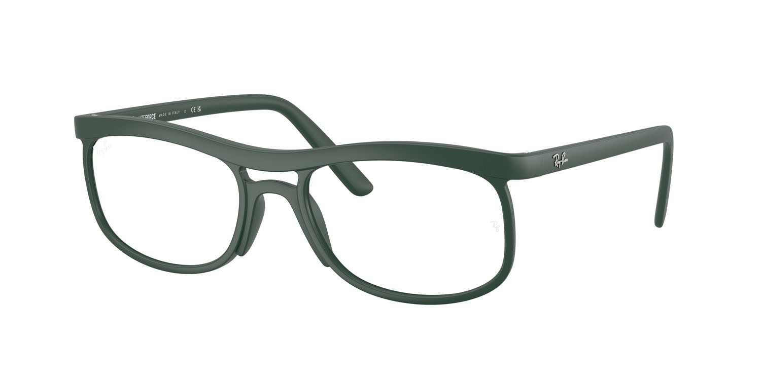 Occhiali da vista Ray-Ban RX 7254 (8062) - RB 7254 8062 colore sabbia verde forma quadrato lenti trasparente