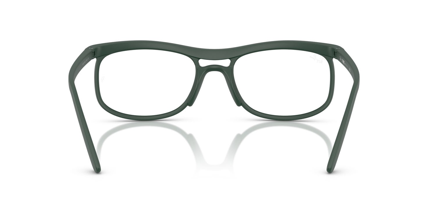 Occhiali da vista Ray-Ban RX 7254 (8062) - RB 7254 8062 colore sabbia verde forma quadrato lenti trasparente