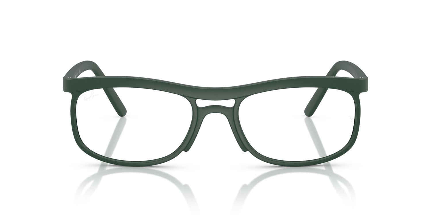 Occhiali da vista Ray-Ban RX 7254 (8062) - RB 7254 8062 colore sabbia verde forma quadrato lenti trasparente