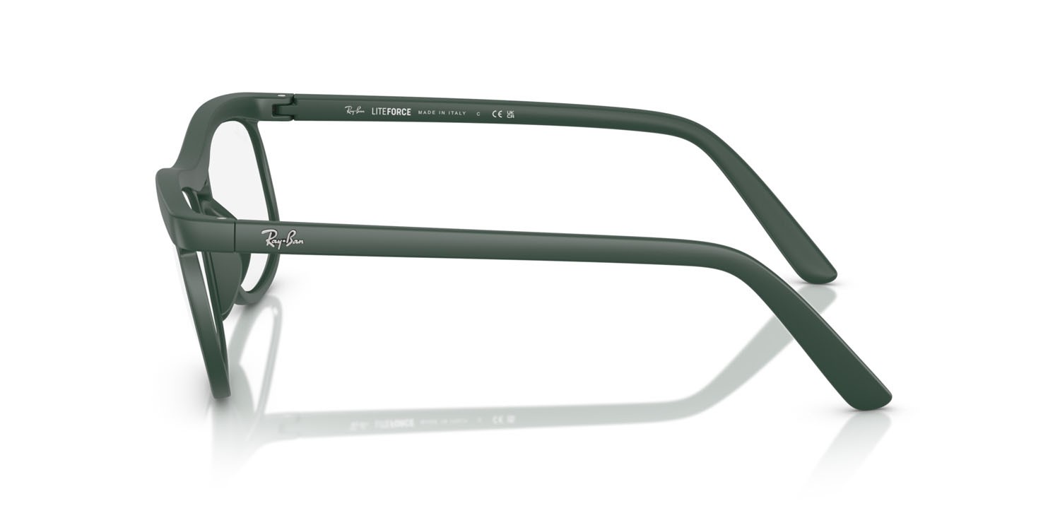 Occhiali da vista Ray-Ban RX 7254 (8062) - RB 7254 8062 colore sabbia verde forma quadrato lenti trasparente