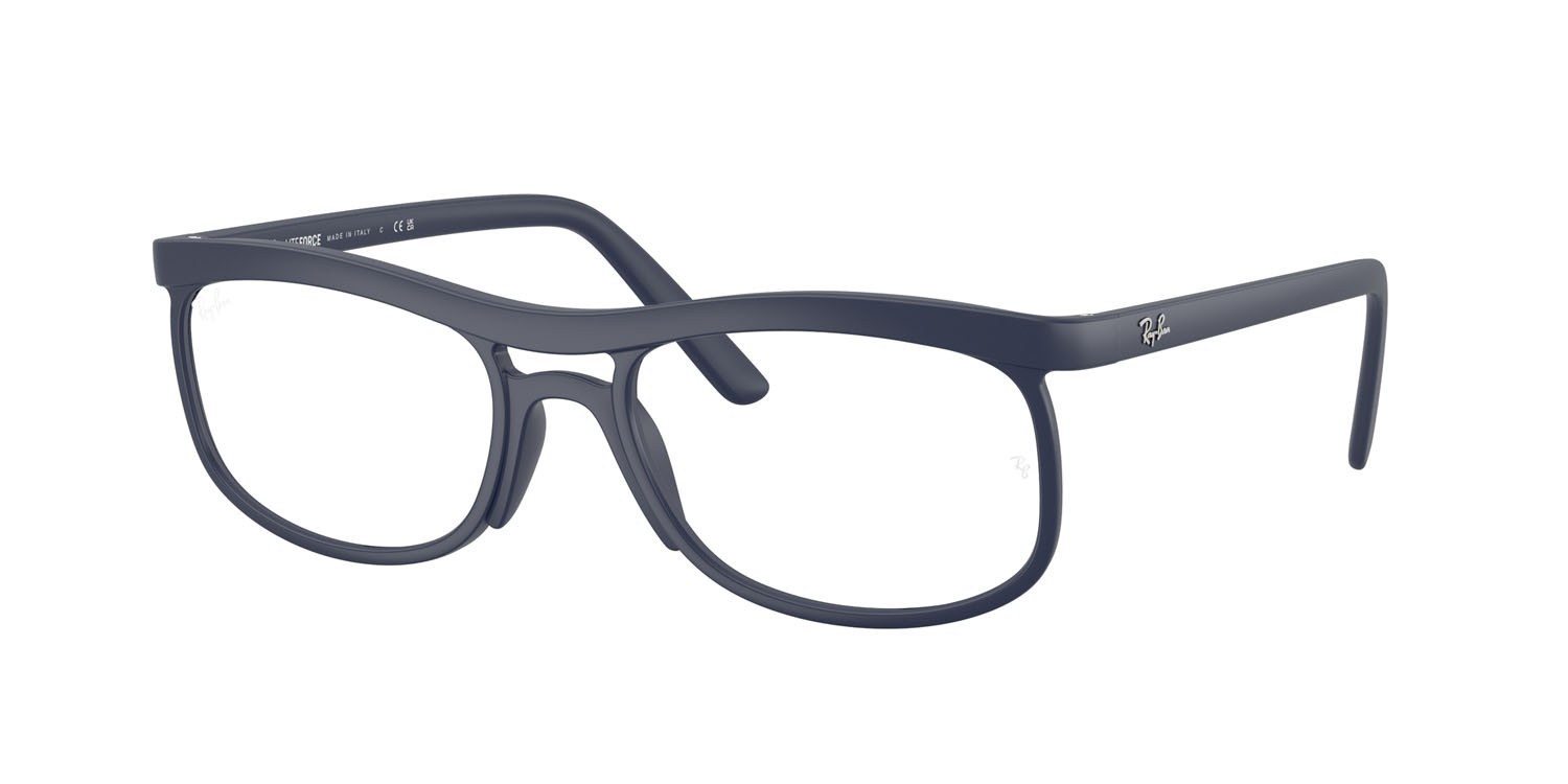 Occhiali da vista Ray-Ban RX 7254 (8087) - RB 7254 8087 colore sabbia blu scuro forma quadrato lenti trasparente