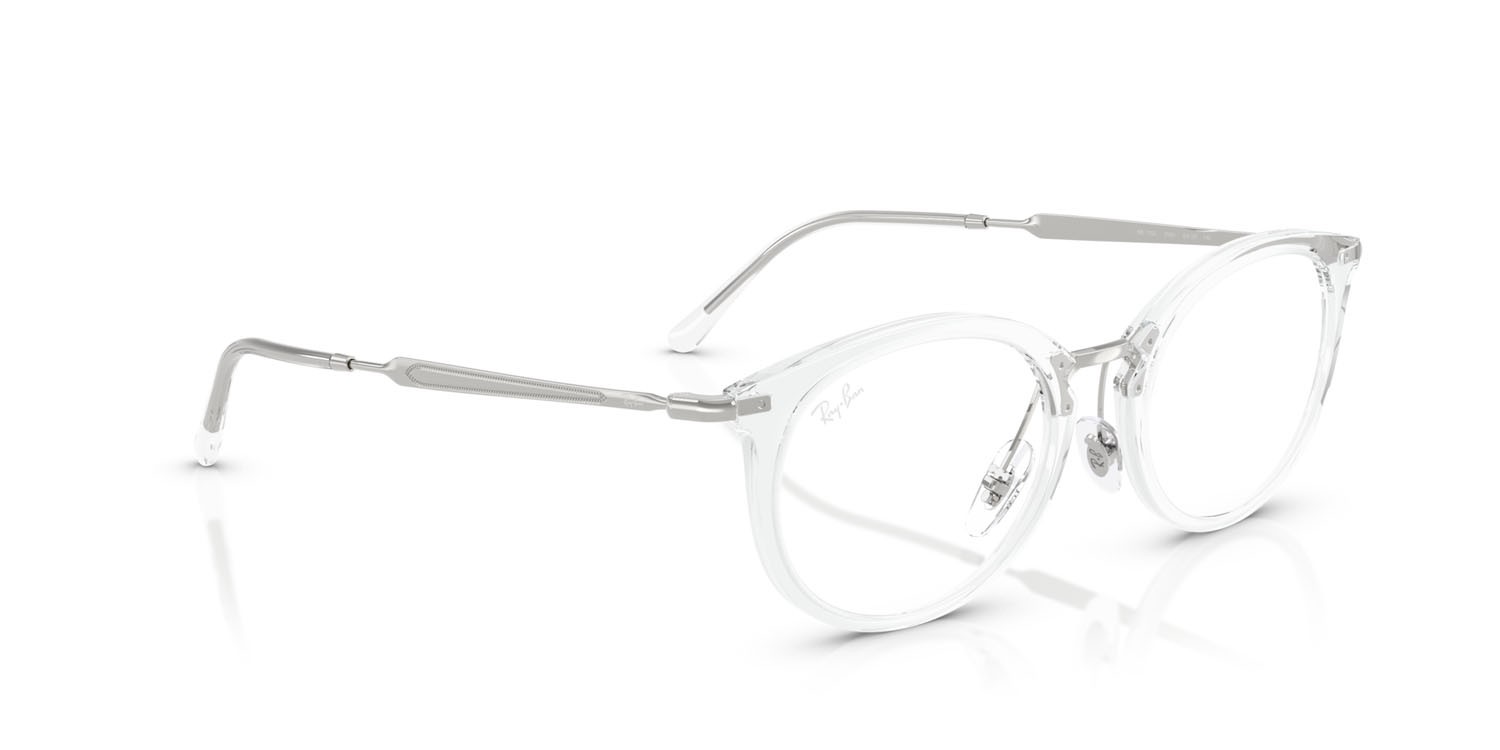 Occhiali da vista Ray-Ban RX 7255 (2001) - RB 7255 2001 colore trasparente forma ovale lenti trasparente