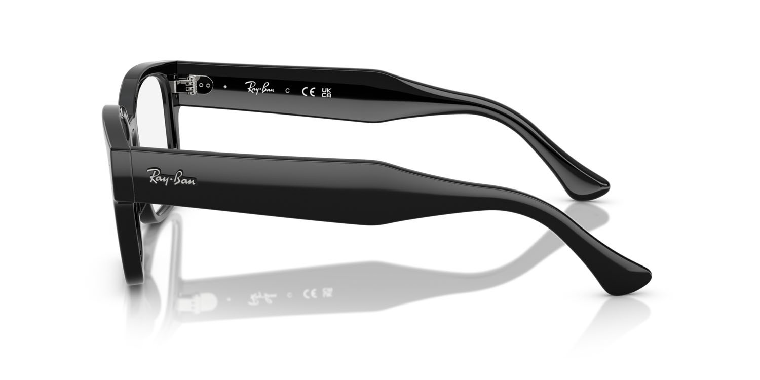 Occhiali da vista Ray-Ban Laurene RX 7256 (8260) - RB 7256 8260 colore nero forma quadrato lenti trasparente