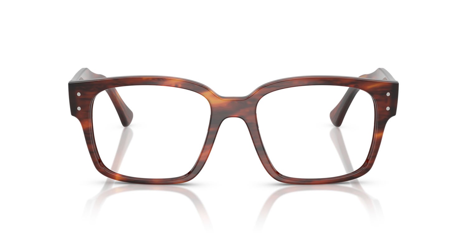 Occhiali da vista Ray-Ban Laurene RX 7256 (8315) - RB 7256 8315 colore striato havana forma quadrato lenti trasparente