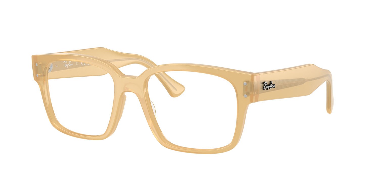 Occhiali da vista Ray-Ban Laurene RX 7256 (8430) - RB 7256 8430 colore beige trasparente forma quadrato lenti trasparente