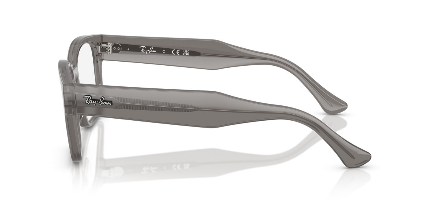 Occhiali da vista Ray-Ban Laurene RX 7256 (8431) - RB 7256 8431 colore grigio trasparente forma quadrato lenti trasparente