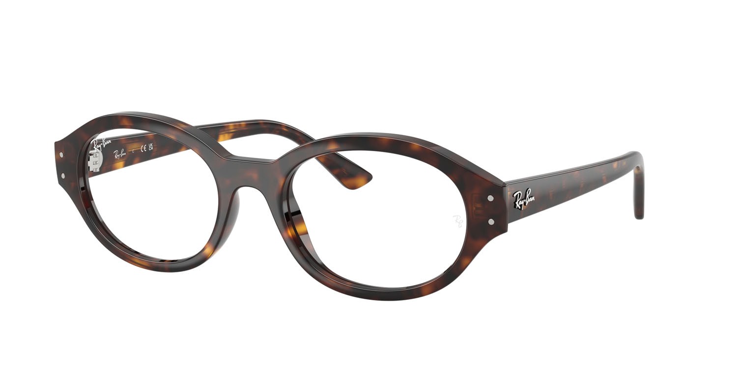 Occhiali da vista Ray-Ban Shilo RX 7257 (8320) - RB 7257 8320 colore havana forma ovale lenti trasparente