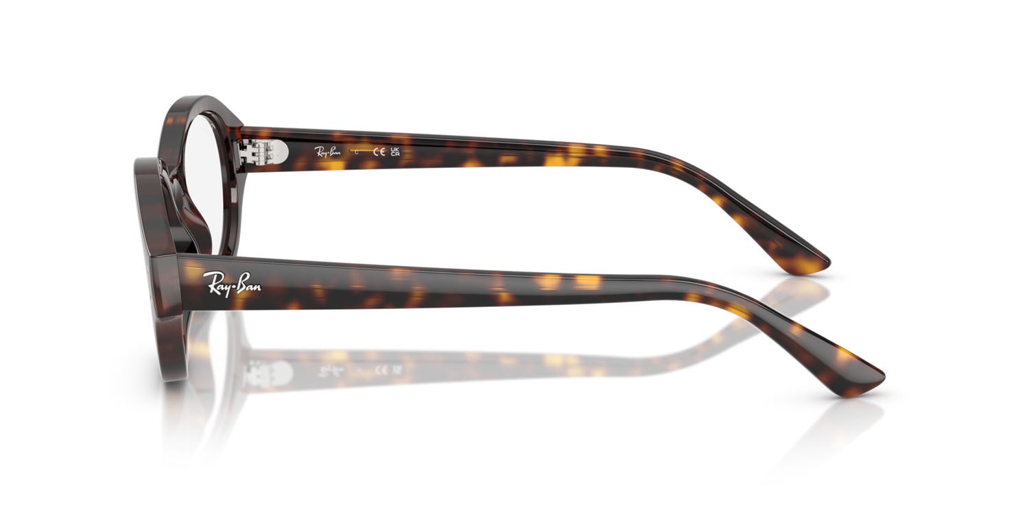 Occhiali da vista Ray-Ban Shilo RX 7257 (8320) - RB 7257 8320 colore havana forma ovale lenti trasparente