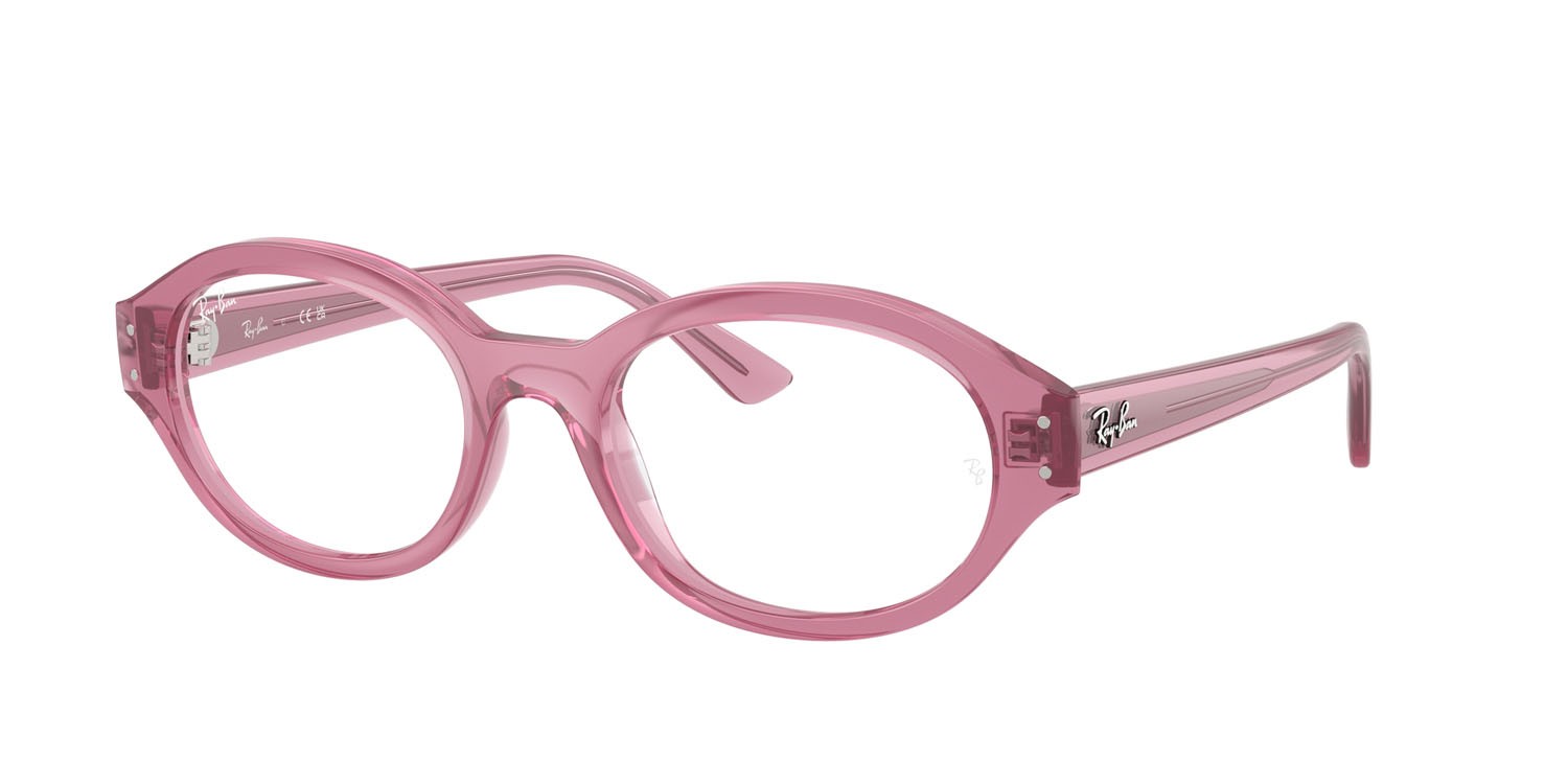 Occhiali da vista Ray-Ban Shilo RX 7257 (8435) - RB 7257 8435 colore rosa forma ovale lenti trasparente