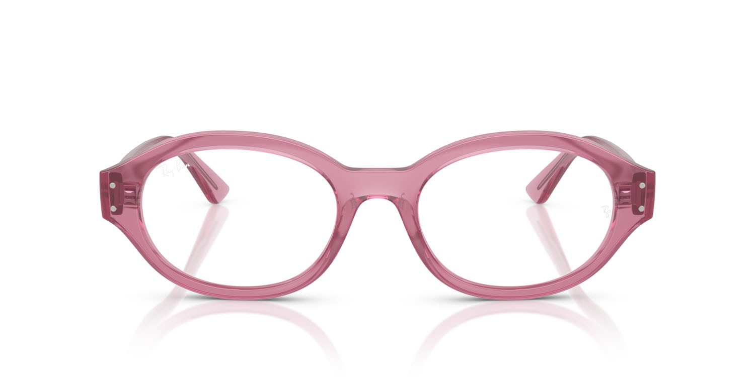Occhiali da vista Ray-Ban Shilo RX 7257 (8435) - RB 7257 8435 colore rosa forma ovale lenti trasparente