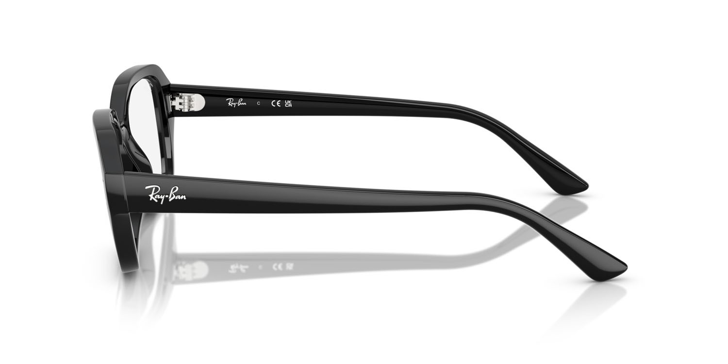 Occhiali da vista Ray-Ban Shea RX 7258 (8260) - RB 7258 8260 colore nero forma quadrato lenti trasparente