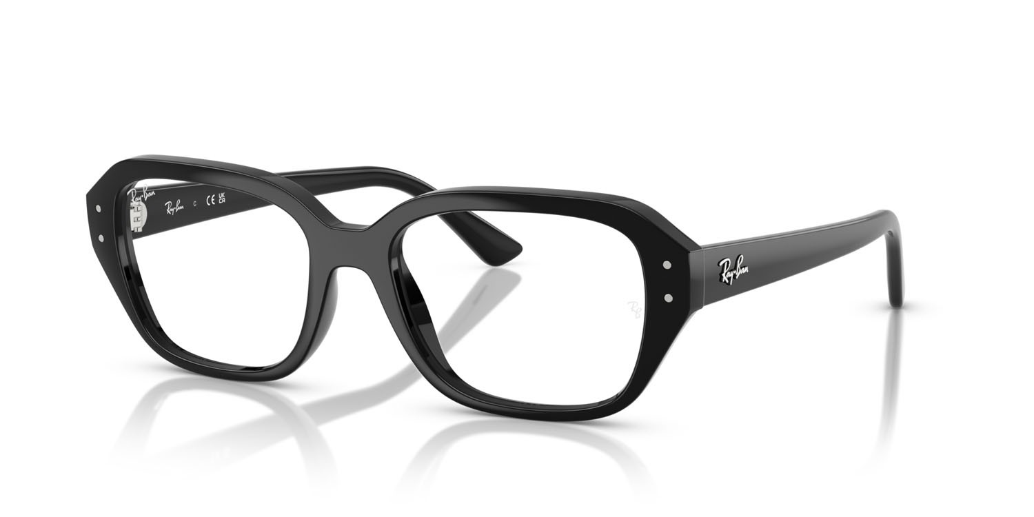 Occhiali da vista Ray-Ban Shea RX 7258 (8260) - RB 7258 8260 colore nero forma quadrato lenti trasparente