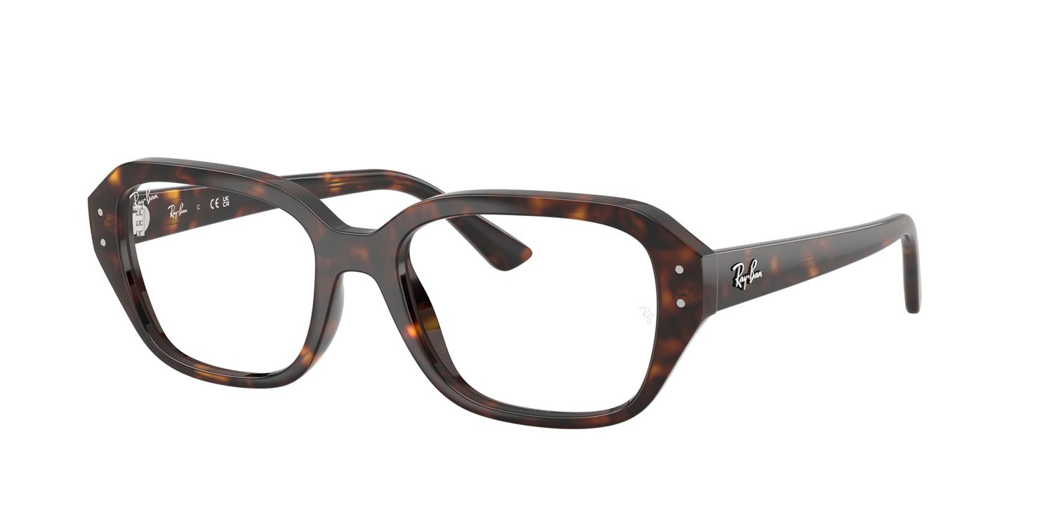 Occhiali da vista Ray-Ban Shea RX 7258 (8320) - RB 7258 8320 colore havana forma quadrato lenti trasparente