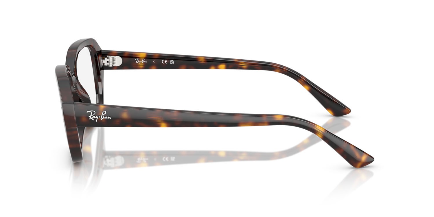 Occhiali da vista Ray-Ban Shea RX 7258 (8320) - RB 7258 8320 colore havana forma quadrato lenti trasparente