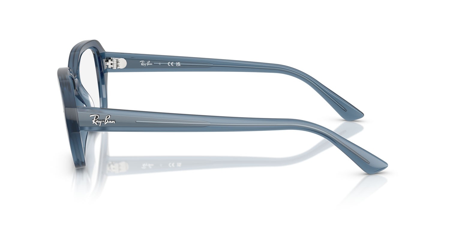 Occhiali da vista Ray-Ban Shea RX 7258 (8434) - RB 7258 8434 colore azzurro forma quadrato lenti trasparente