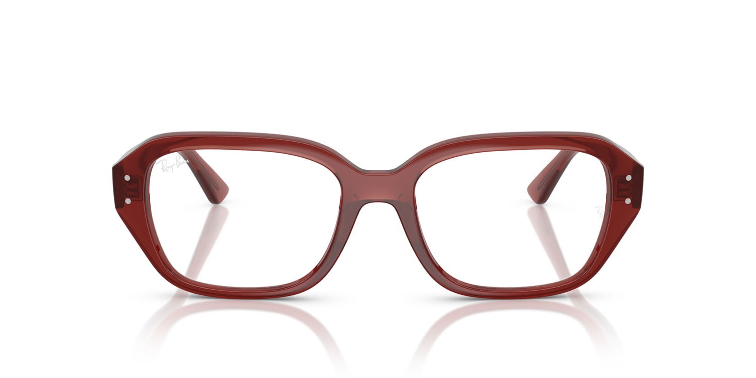 Eyeglasses Ray-Ban Shea RX 7258 (8436) - RB 7258 8436 color rusty brown shape square lenses trasparente
