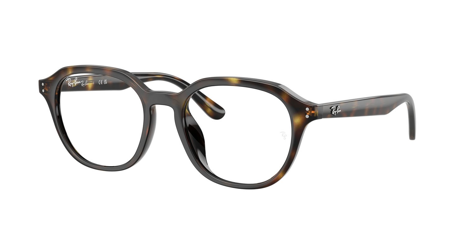 Eyeglasses Ray-Ban RX 7259D (2012) - RB 7259D 2012 color havana shape square lenses trasparente