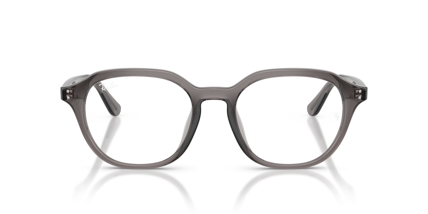 Occhiali da vista Ray-Ban RX 7259D (8257) - RB 7259D 8257 colore grigio scuro trasparente forma quadrato lenti trasparente